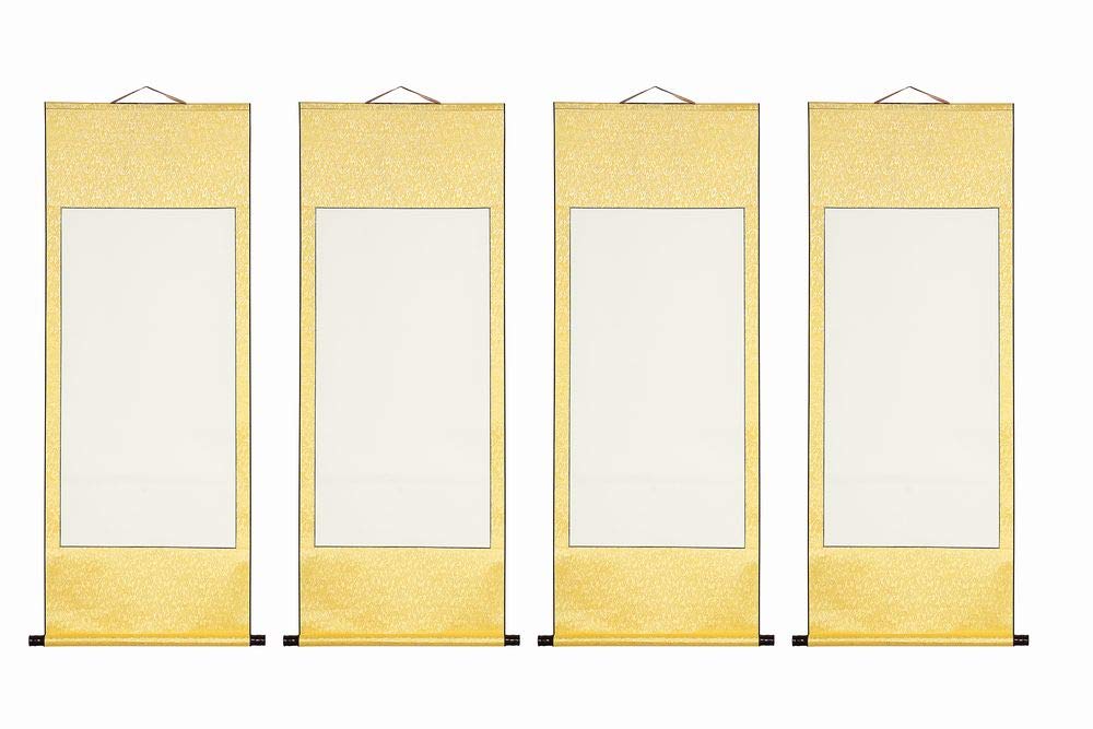 Blank Hanging Scroll Set of Japanese Ink Calligraphy Supplies [17th] 2, Painting, Painting,