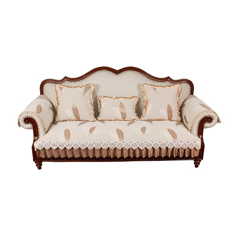 High-End Luxury Sofa Cushion, Universal Non-Slip In All Seasons, European Leather Sofa Cover, American Seat Cushion  New Model