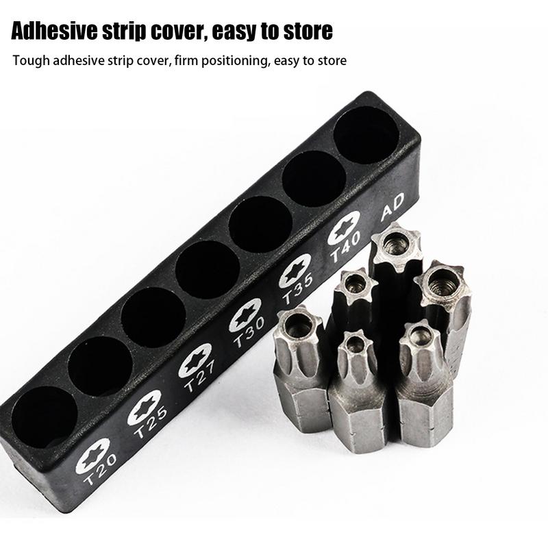 Magnetic Hex Bit Set 14X Middle Hole Hexagonal Plum Screw Bit Multifunctional Hollow Handle Hexagonal Screw Bit For Electric