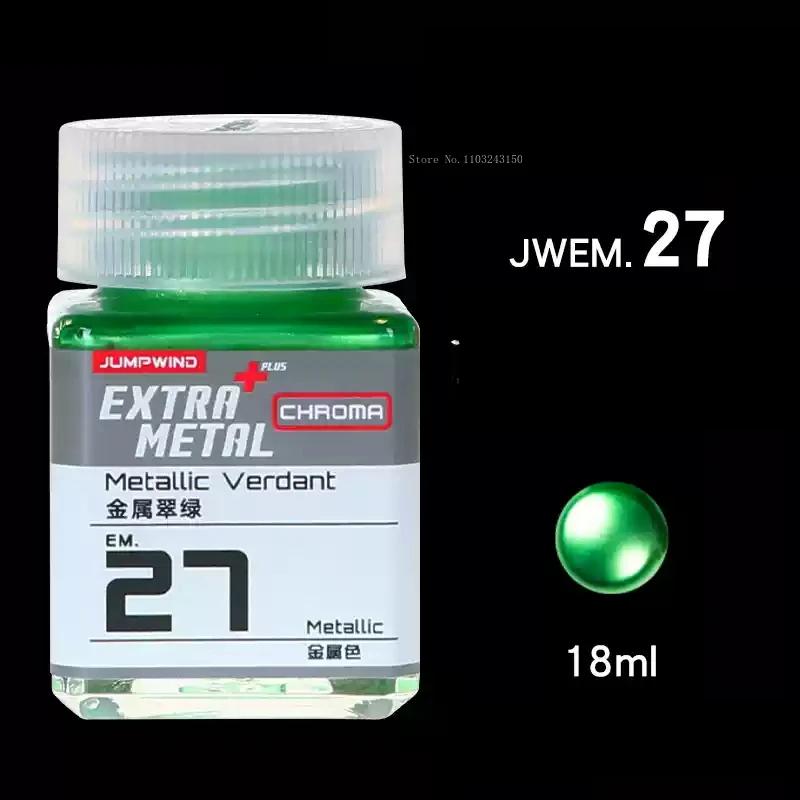 18ml Super Metal Color Series Model Paint Art Hand Cartoon Character Model Color Effect Painting Decorative Acrylic Pigment