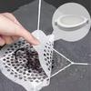 Drain Sticker 10 Pieces Hair Catcher Drain Adhesive Stickers For Shower Floor Drain Cover Waterproof Hair Trapper For Laundry
