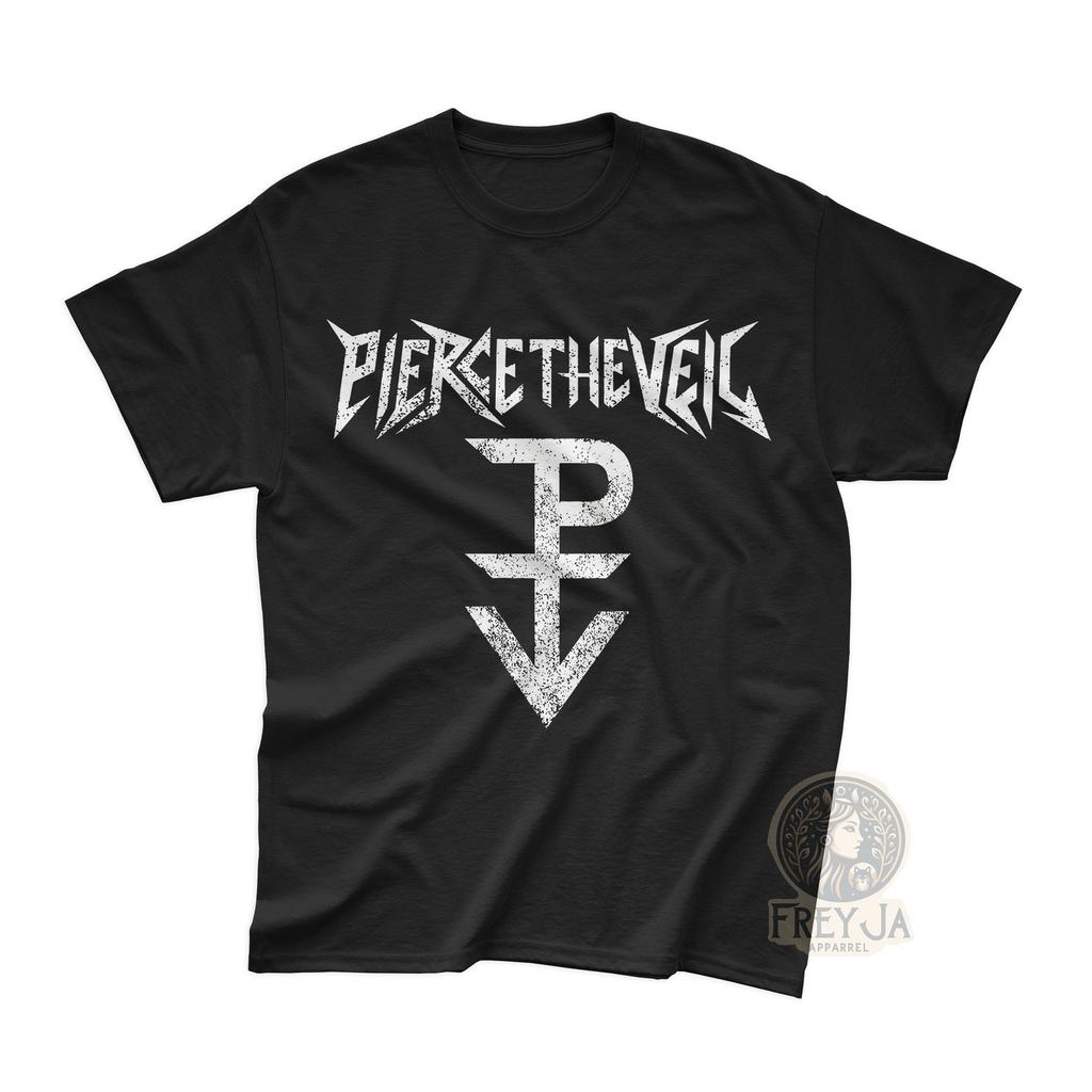 Pierce The Veil Logo T-Shirt - Unisex Rock Music Band Merch - Gift for Rock Music Fans - The Jaws of Life Album Tee