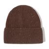 Classic Ribbed Knit Beanie-Unisex 100% Wool Hat for Autumn/Winter Business & Travel One Size Fits Most