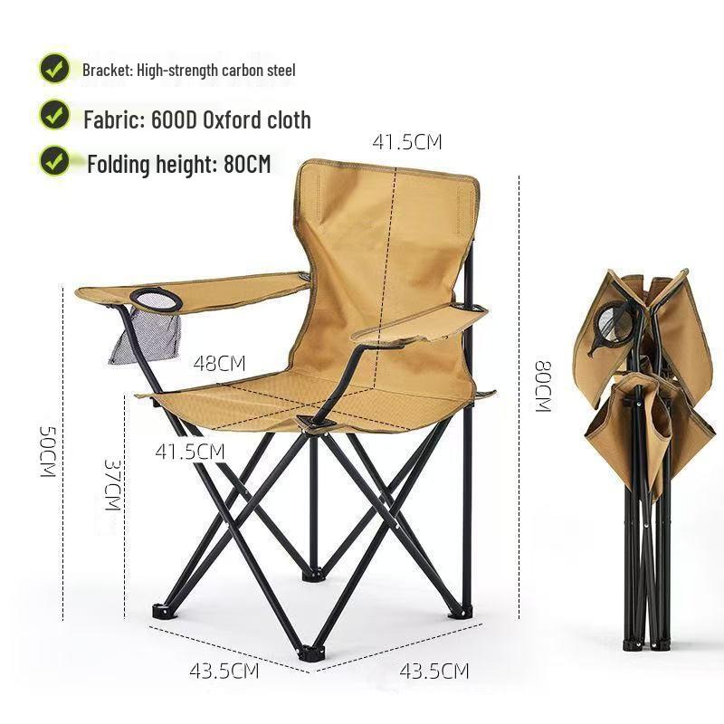 Folding Outdoor Moon Chair for Camping, Beach, and Fishing