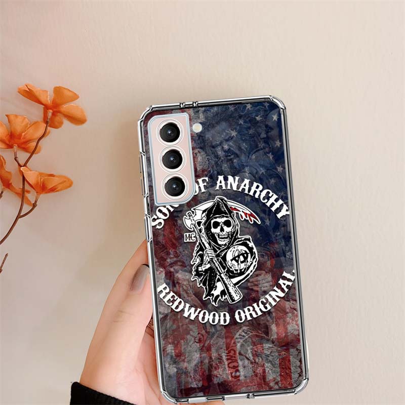 

Sons of Anarchy Phone Case For Samsung S24 S25Edge Galaxy S22 S25 Ultra S21 S23 FE S20 S10 Plus S10E Cover Shell Coque Clear Sil Samsung S20 Plus