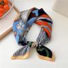 Paisley Flower Print Handkerchief Soft Cotton Linen Head Neck Scarves Hair Scarf Neckerchief Headscarves Square Scarf Headband