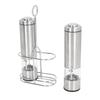 Electric Pepper Grinder Battery Powered 20g Stainless Steel Multifunctional with Stand Electric