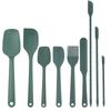 9 Pieces Silicone Bakeware Spatula Set Food Grade Non Stick Heat Resistant Spatulas Cooking Kitchen Essentials Baking Tools