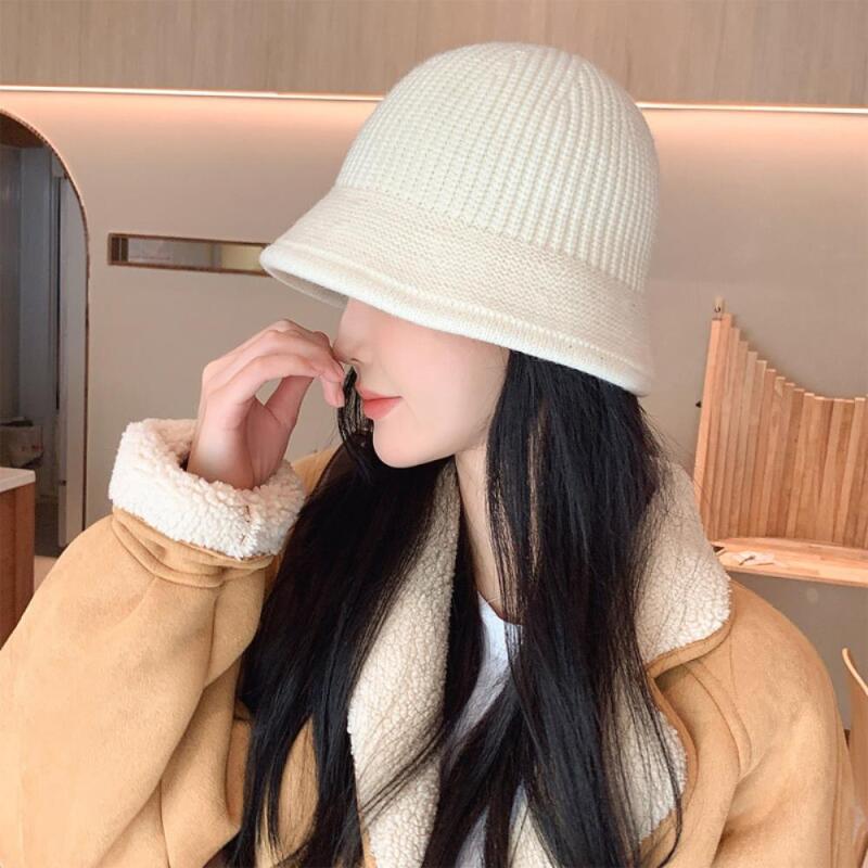 Women s Sweater Goalie Minimalism Bucket Hat C7921_Ivory