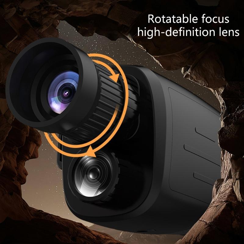 Ultrared Rays Night Visibility Monocular Optically 16x Magnification Recording Functionality For Hunting Hiking Surveillances