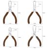Professional Jewelry Making Tools Jewelry Pliers Needle Nose Pliers Round Wire Cutters for Supplies Wrapping DIY Crafts Beading