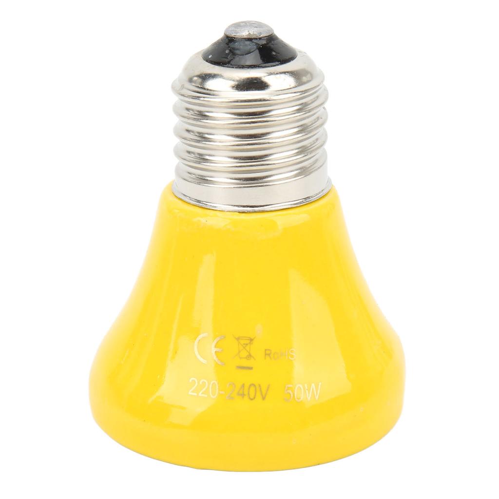 Keramik-Reptilien-Wärmelampe, Mini-Infrarot-Wärme-Keramik-Amphibien-Heizlampe für Eidechsen