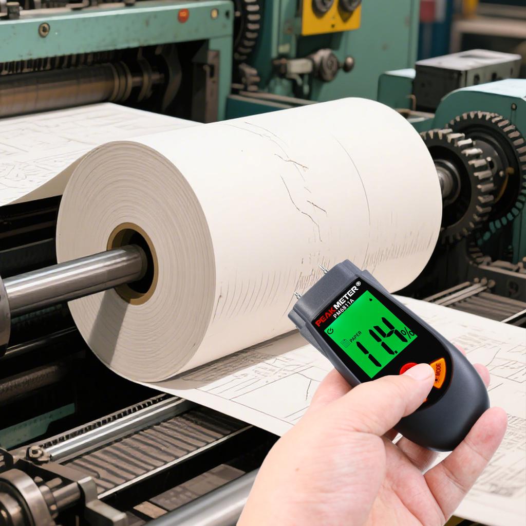 PM6811A Wood Moisture Meter, Cardboard and Floor Moisture Content Measurement Device, Humidity Tester.