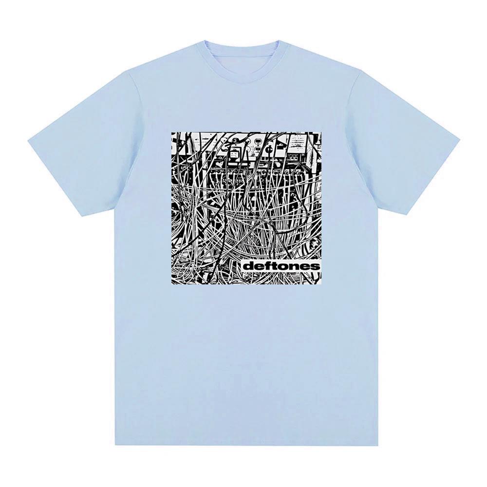 Deftones Wires T-Shirt Sommer Deftones's Gleicher Stil T-Shirt Harajuku Baumwolle Grafikdruck T-Shirts