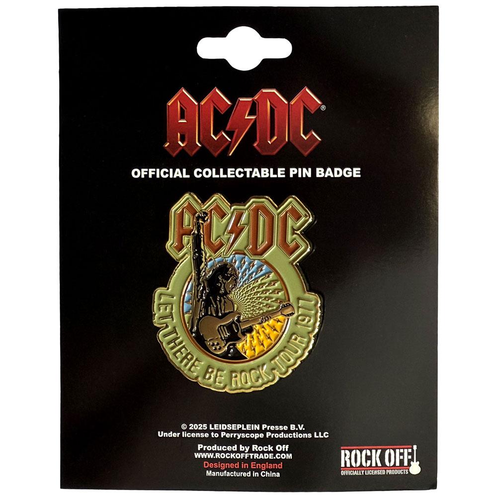 AC/DC Let There Be Rock Tour Â´77 Pin Badge