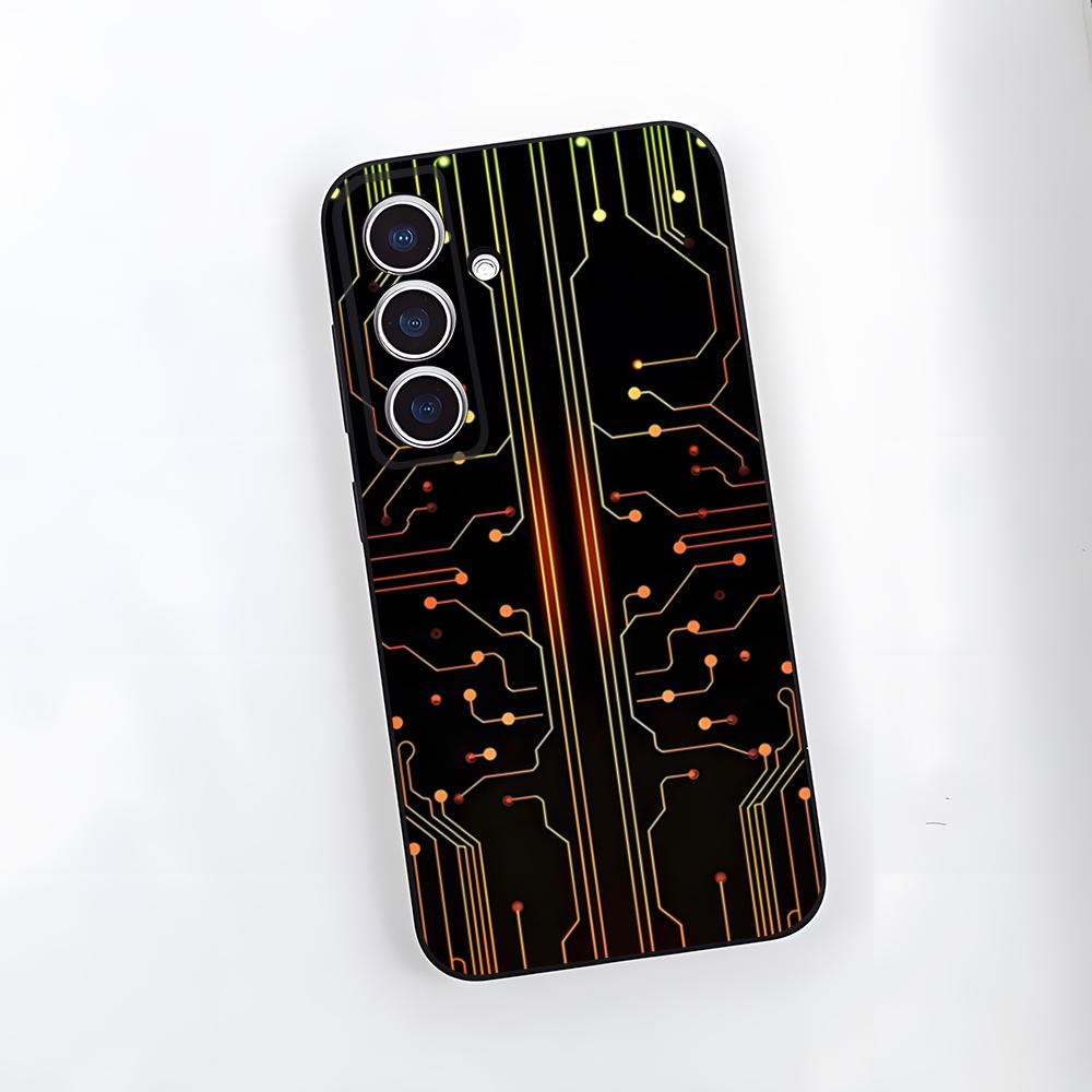 Inside Circuit Board Phone Case For Samsung A25 A13 A33 5G A54 A36 A35 A56 A52 A14 Shockproof Soft Cover