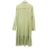 MAX MARA Linen 100% Long sleeve Shirt dress 40 khaki Women Used