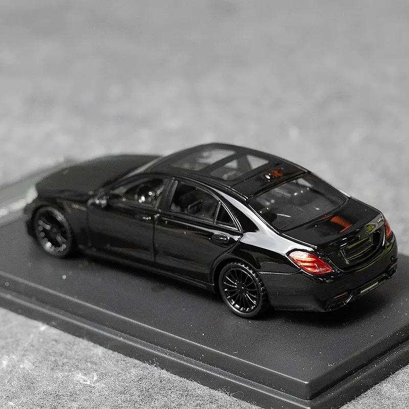 KING MODEL 1:64 S65 W222 Black Color Dieacast Model Car