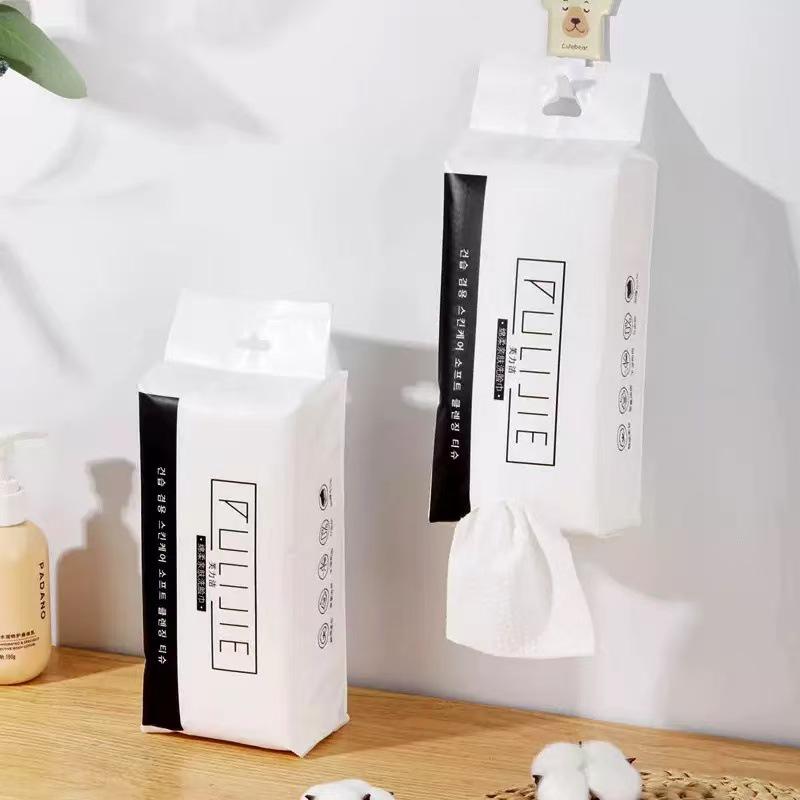 

Wall-Mounted Family Pack: 600g Large Disposable Facial Cleansing Wipes