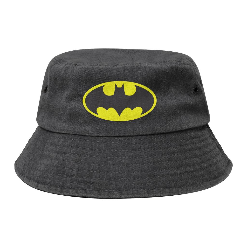 Unisex Bucket Hat Bat Symbol Logo Spring Picnic Headwear Packable Outdoor Fishing Hats Cartoon Bob Birthday Gifts
