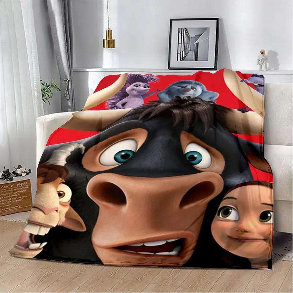 

Ferdinand cartoon Printed Blanket Picnic Blankets Warm Blanket Soft and Comfortable Blanket Home Travel Birthday Gift 30x40in