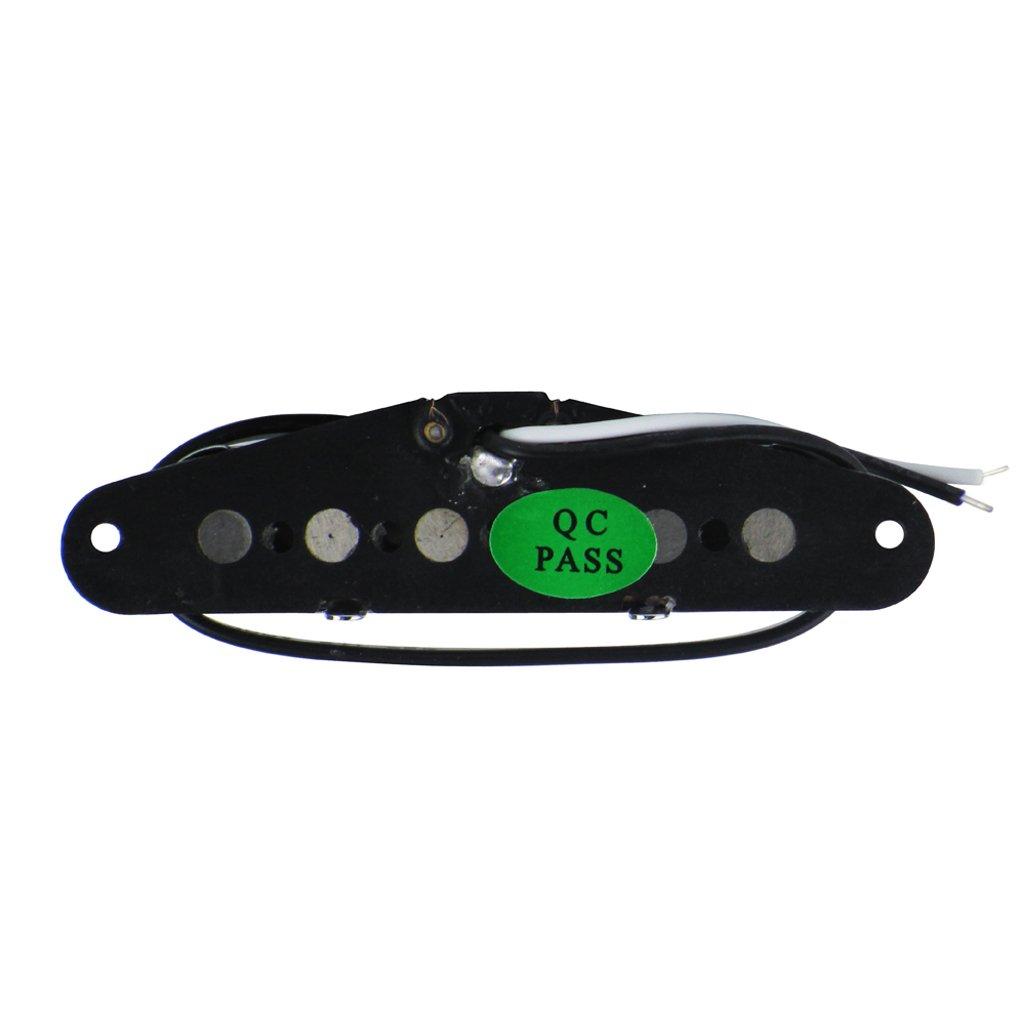 FLEOR Alnico 5 Guitar Pickup, Tele Bridge Pickup, Neck Pickup (Chrome) Fits Fender Telecaster Pickup Parts