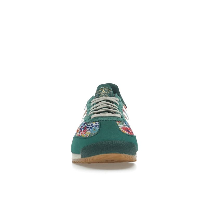 Adidas Liberty London X  SL72 OG Floral Embroidery Women Sneakers Green Collegiate-Green Cream-White JH7226