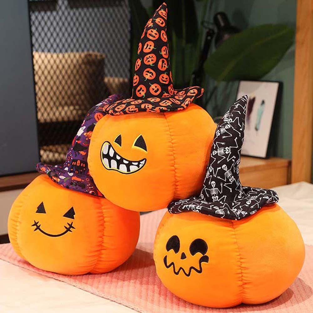 Pumpkin Halloween Home Decoration Plush Doll Plush Cushion Pumpkin Stuffed Toys Pumpkin Plush Toy