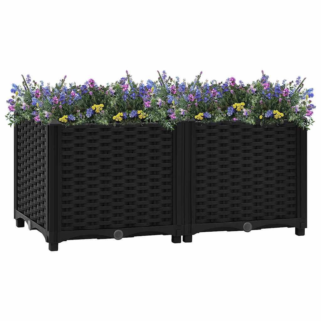 Vidaxl Donica Do Podniesionej Rabaty, 80X40X38 Cm, Polipropylen