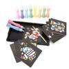 Sand Art Painting Cards Set DIY Colored Sand Art Kit Educational Art Toy for Children