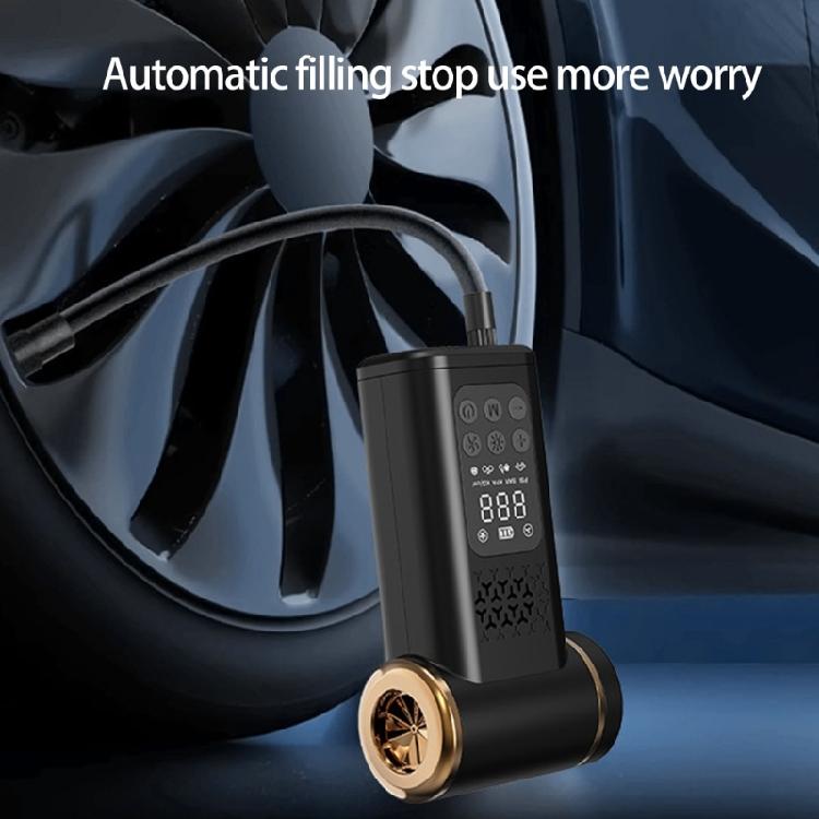 Multifunctional Vehicle Tool Car Vacuum and Inflator Pump Digital Display Cordless for Cleaning and Inflation