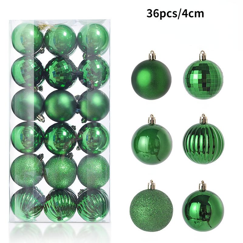 24/36 Pcs Christmas Balls New Year Party Decoration Xmas Tree Ornaments Christmas Hanging Ornament Home Decor Gifts Navidad 2025