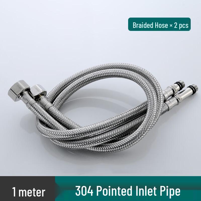 MDNG 304 Stainless Steel Braided Flexible Hose with Pointed Tip