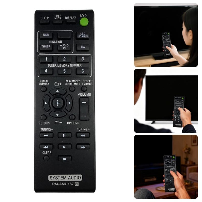 High Sensitivity Remote Control RM-AMU187 Remote Controller Replacement For Individual Sound System