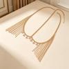 Bohemian mehrschichtige Pailletten-Kopfkette: Eleganter, Trendiger Europäischer & Amerikanischer Stil Schmuck