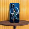 Etui Miyabi Hoshimi ZZZ na iPhone 17,16,15,14,13,12,11,Pro,Max,Plus,X,XS,SE4,E,Mini, Miękkie Czarne Etui