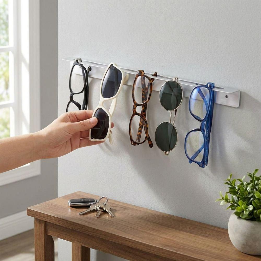 Heavy Duty Eyeglasses Storage Rack Metal Sunglasses Display Stand Home Entry