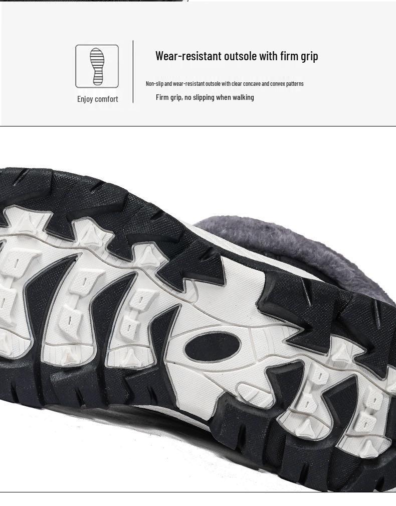 Women's High-Top Winter Snow Boots: Outdoor Travel Style, Plus Cotton, Combat Design, New for 2025.