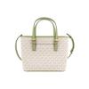 New MICHAEL KORS Jet Set Travel Coated Canvas Tote Bag Shopping Bag Shoulder Bag Handbag Extra Small Women's White & Green 35T9GTVT0B-306
