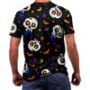 Halloween All Over Print T Shirt, Cute Pumpkin Graphic Tee for Women Men