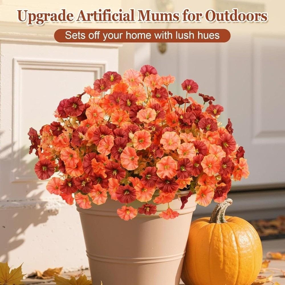 Künstliche Pflanzen Künstliche Stiefmütterchen Herbstdeko DIY Blumiger Eukalyptus Blumenstrauß Weicher Realistischer Simulierte Veilchen Sträuße