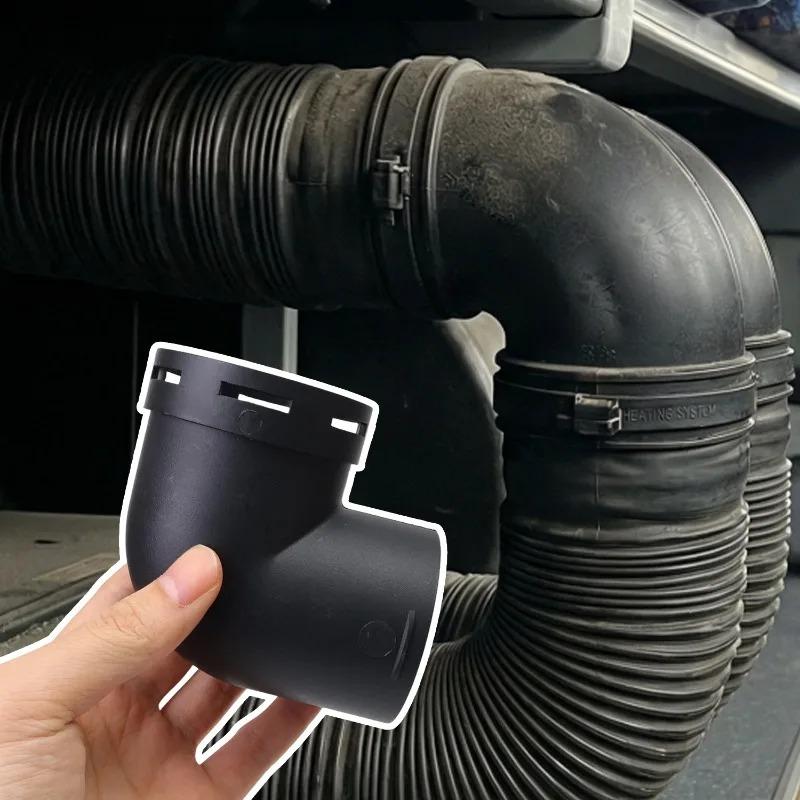 Air Vent Outlet L Elbow Connector Bend Piece Duct Pipe Ducting Hose Connect for Diesel Heater Car Truck VAN Camper 60MM/75MM