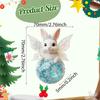 2D Flat Acrylic Hanging,Easter Bunny Decoration Home Pendant Ornament for Festival