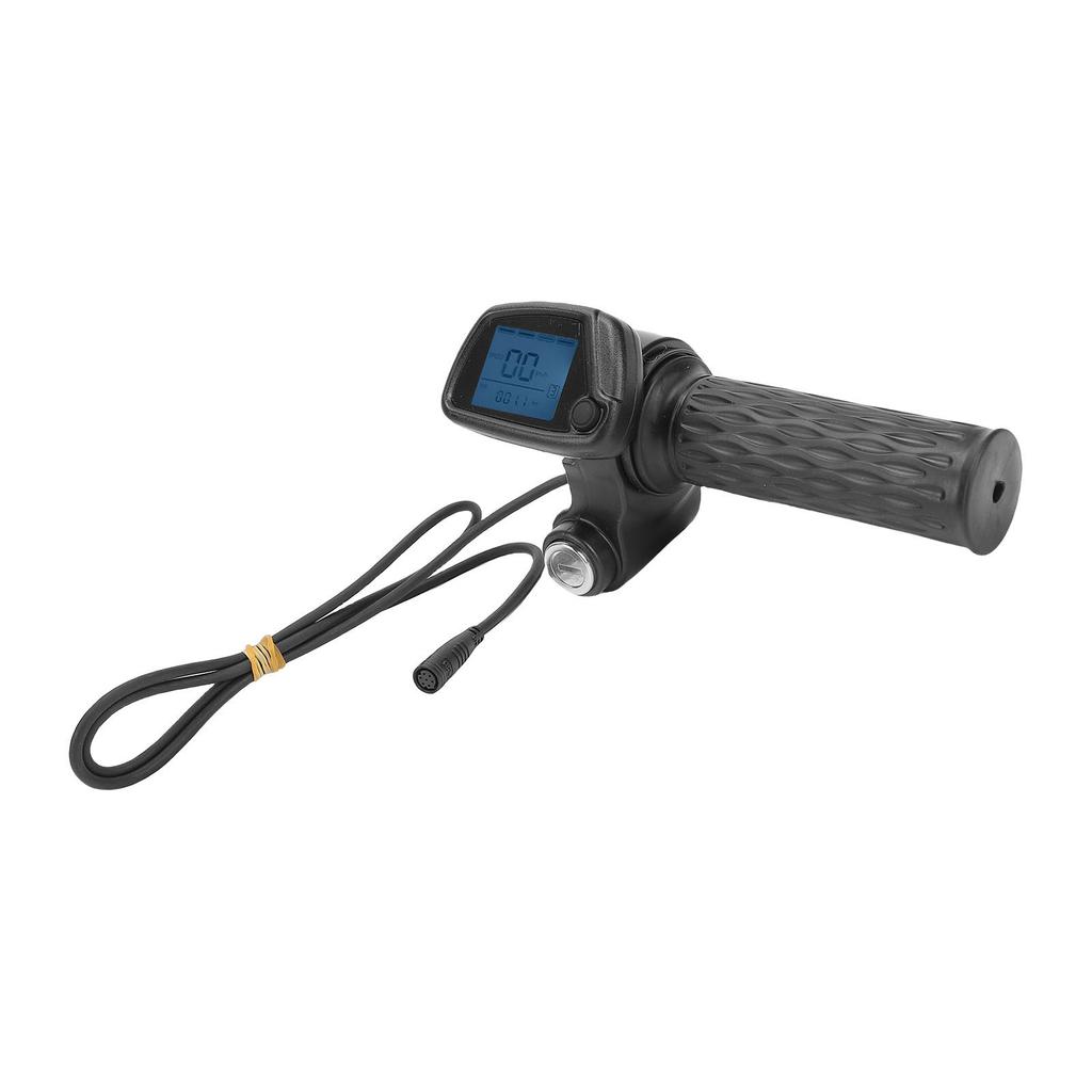 Throttle Integrated Display 48V Twist Throttle with LCD Display Replacement for Tuttio Soleil 01 Electric Dirt Bike