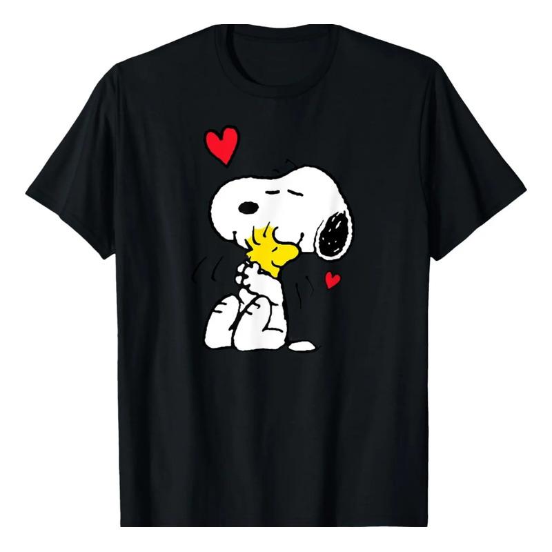 Peanuts Valentine Snoopy E Woodstock Lots Of Love Short Sl S разноцветный