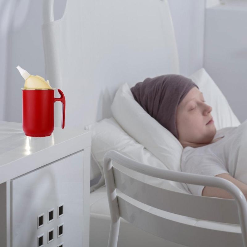 Reusable Drinking Cup 400ml Spill Proof Straw Cup with Handle and Lid For Elderly Kids Bedridden Users 304 Steel Designs