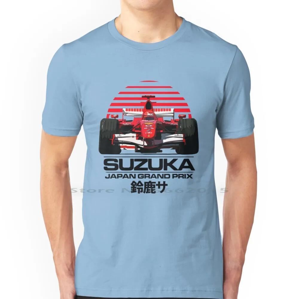 Michael Schumacher Suzuka Japonská Grand Prix Tričko 100% Bavlna Závodní Jezdec Michael Schumacher Schumacher F2002 Závodní