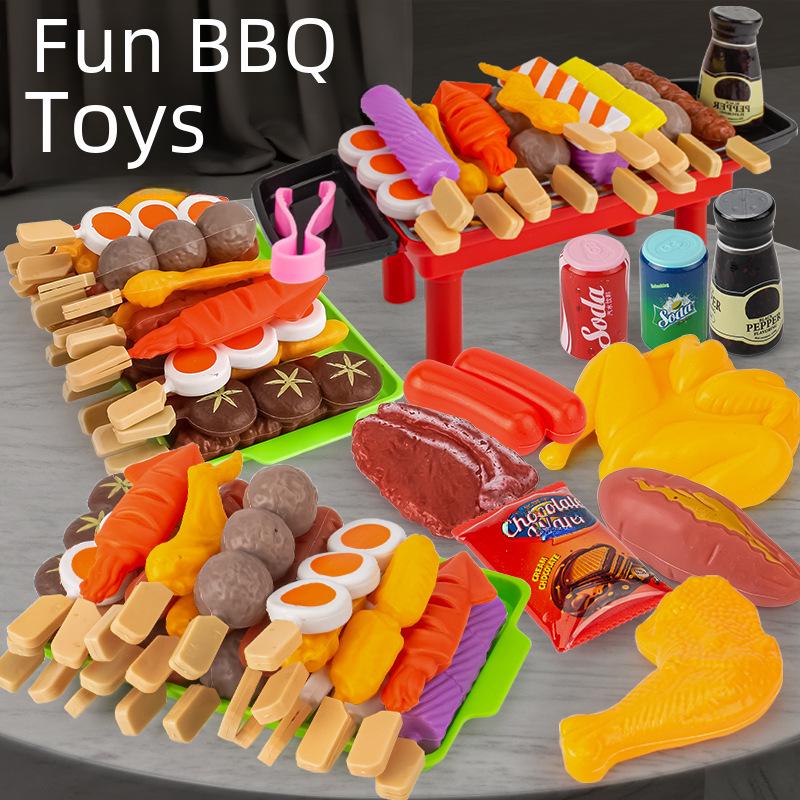 Children's Cross-Border Playhouse BBQ Grill & Skewer Set