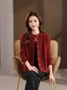 Women's Woolen Knit Cardigan - Loose-Fit, Versatile, Lazy Style, Round Neck Outerwear