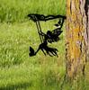 Whimsical Iron Fairy Tree Insert Decoration